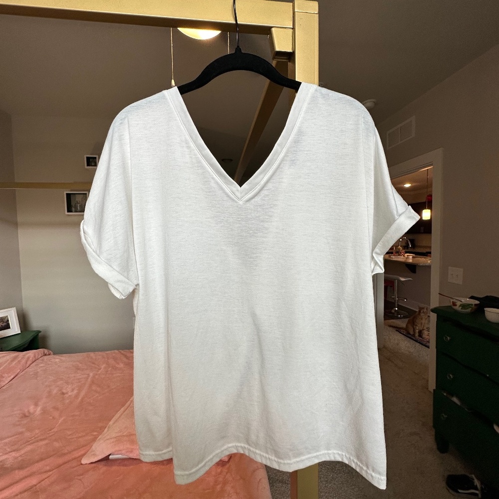 Shein Twisted Back Tee